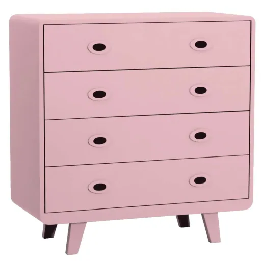 Laurette Kommode Toi & Moi, Farbe: hellgrau