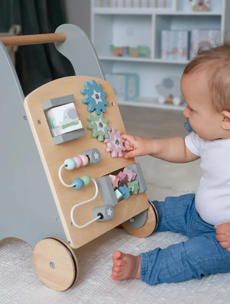 Jabadabado Holzspielzeug, Lauflernwagen - Teddy