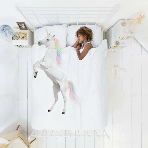 Snurk Bettwäsche Einhorn 135 x 200