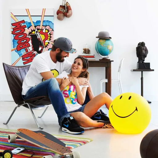 Mr Maria Lampe Smiley XL
