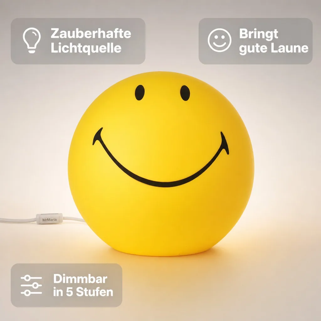 Mr Maria Lampe Smiley XL